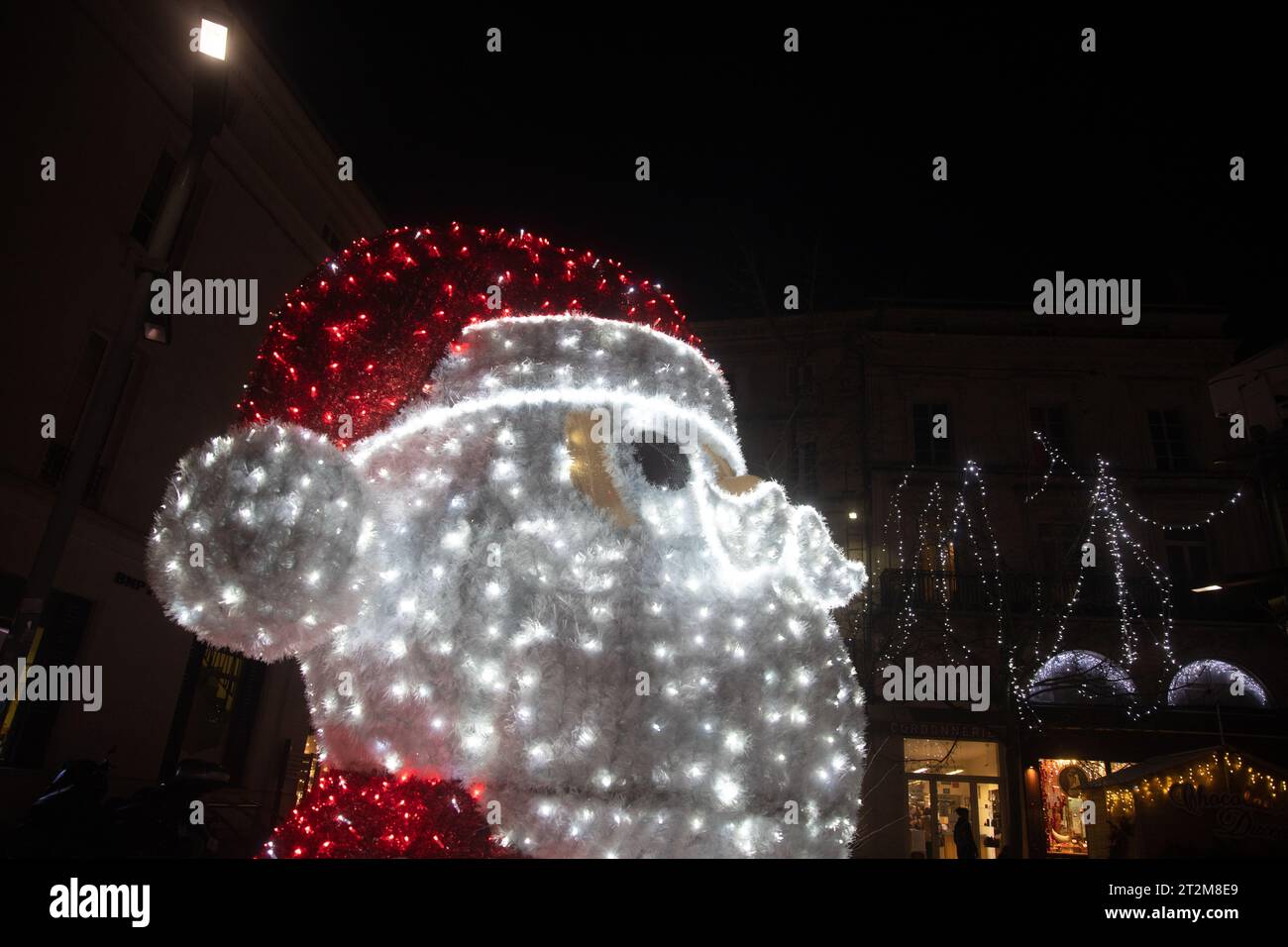 illuminations angouleme nouvel an noël Banque D'Images