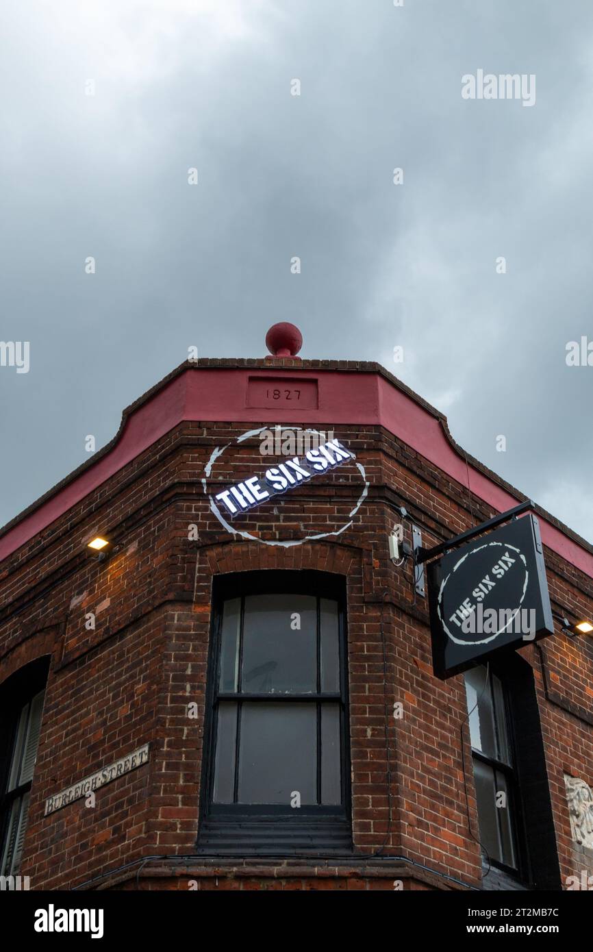 Le six six six bar et salle de concert, East Road, Cambridge, Royaume-Uni Banque D'Images