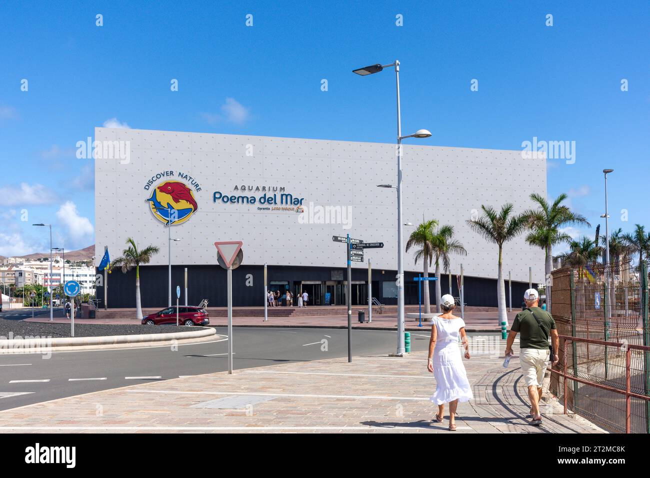 Poema del Mar Aquarium, Avenue de Los Consignatarios, Las Palmas de Gran Canaria, Gran Canaria, Îles Canaries, Espagne Banque D'Images