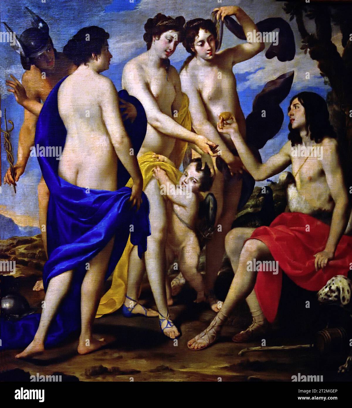 Arrêt de Paris 1645-1649 Pacecco di Paride 1607-1656, l'Odyssée, Italien, Italie, Musée, Banque D'Images