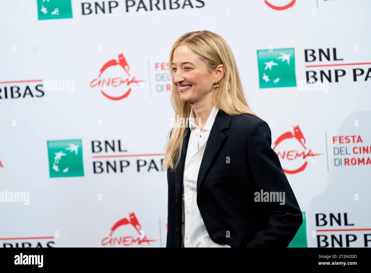 ROME, ITALIE - OCTOBRE 19 : Alba Rohrwacher assiste à un photocall pour le film 'mi Fanno Male i Capelli' lors du 18e Festival du film de Rome à l'Auditorium Banque D'Images