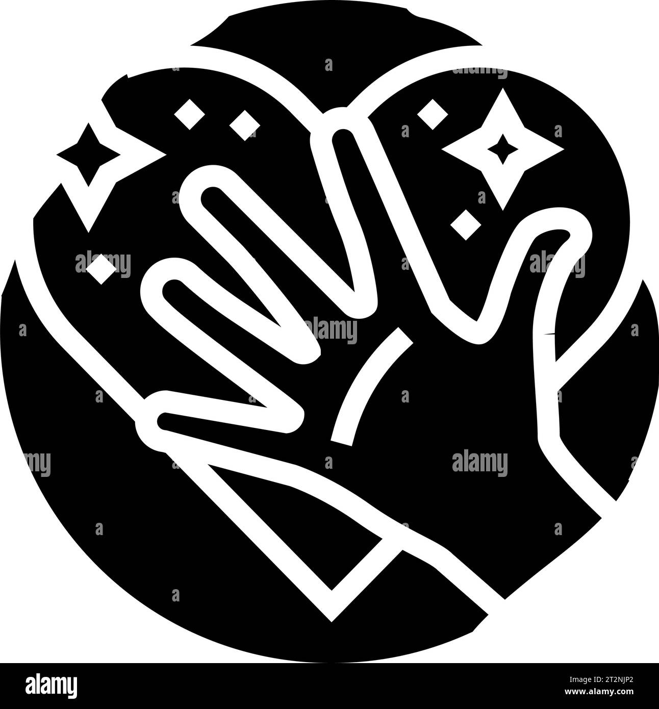 illustration vectorielle d'icône de glyphe de motivation de badge de croyance en soi Illustration de Vecteur