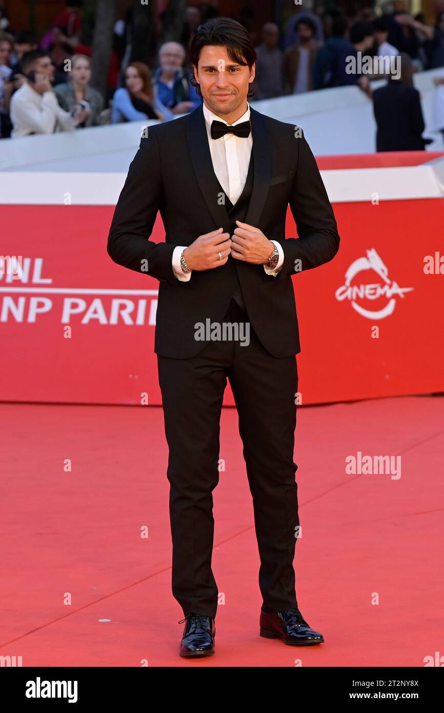 Rome, Italie. 20 octobre 2023. Luca Onestini assiste au tapis rouge du film Negramaro Back Home au Rome film Fest 2023 à l'Auditorium Parco della Musica. Crédit : SOPA Images Limited/Alamy Live News Banque D'Images