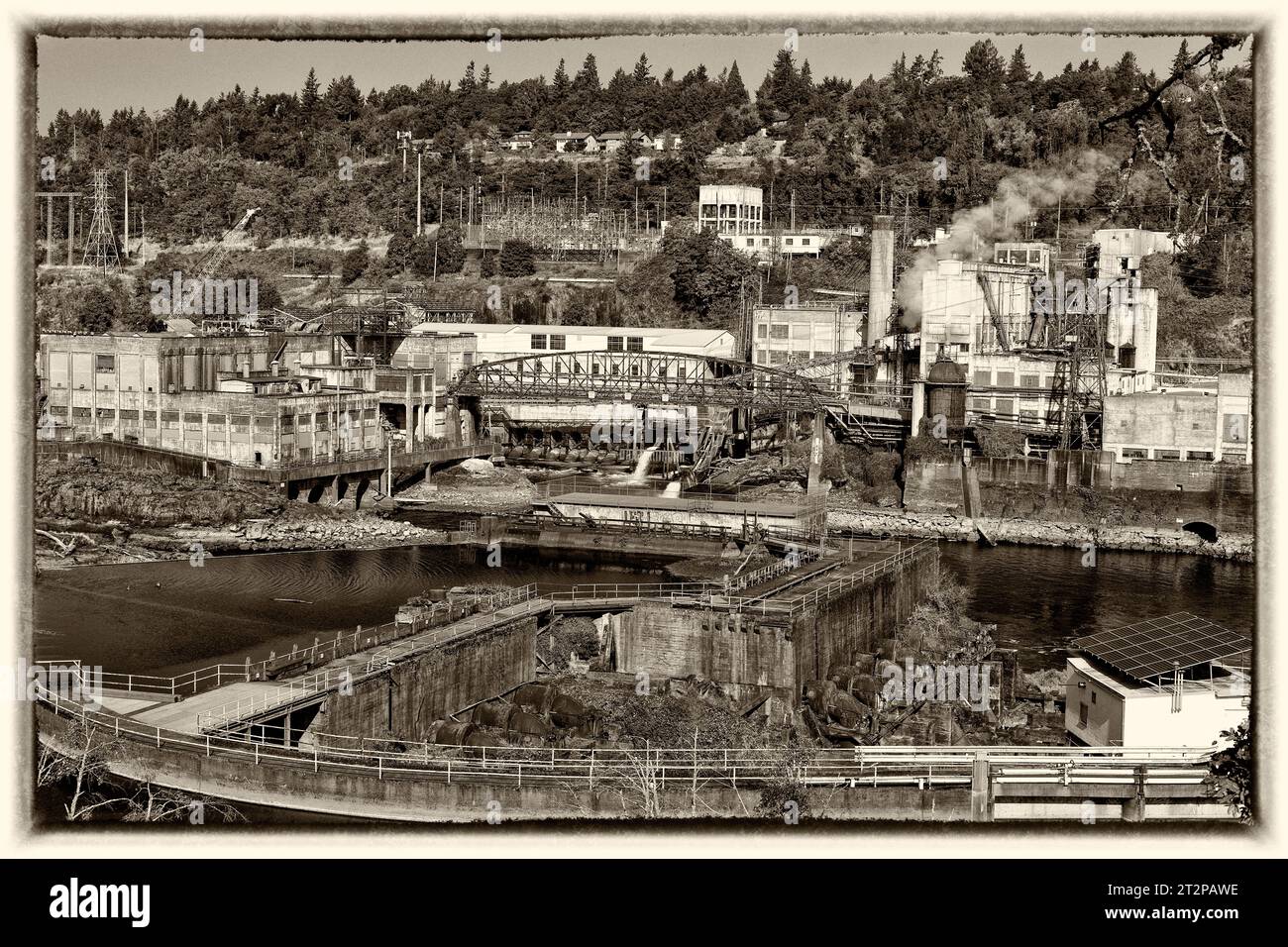 Willamette Falls Banque D'Images