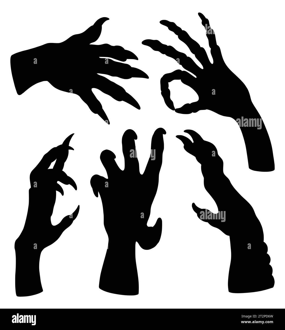 geste de signe de main monstre et extraterrestre et silhouette de geste de doigt de symbole Illustration de Vecteur geste de signe de main monstre et extraterrestre et silhouette de geste de doigt de symbole Illustration de Vecteur