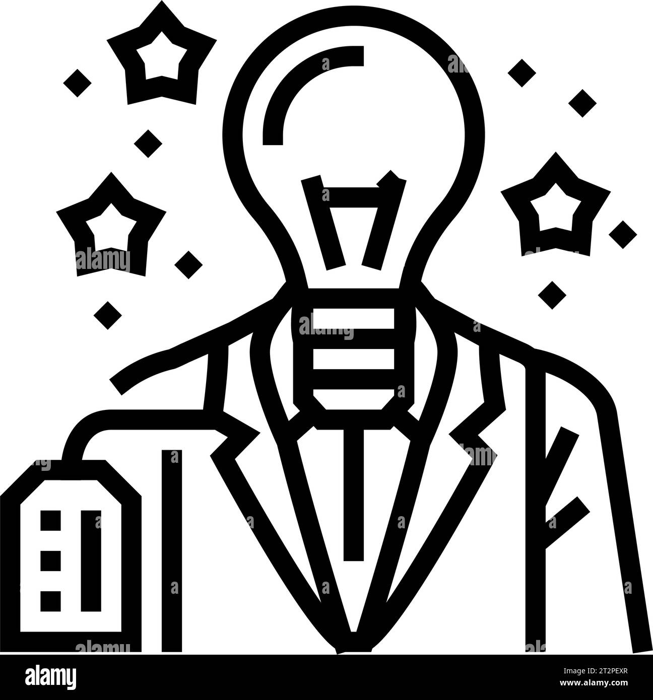 illustration vectorielle d'icône de ligne de médias sociaux de notoriété de la marque Illustration de Vecteur