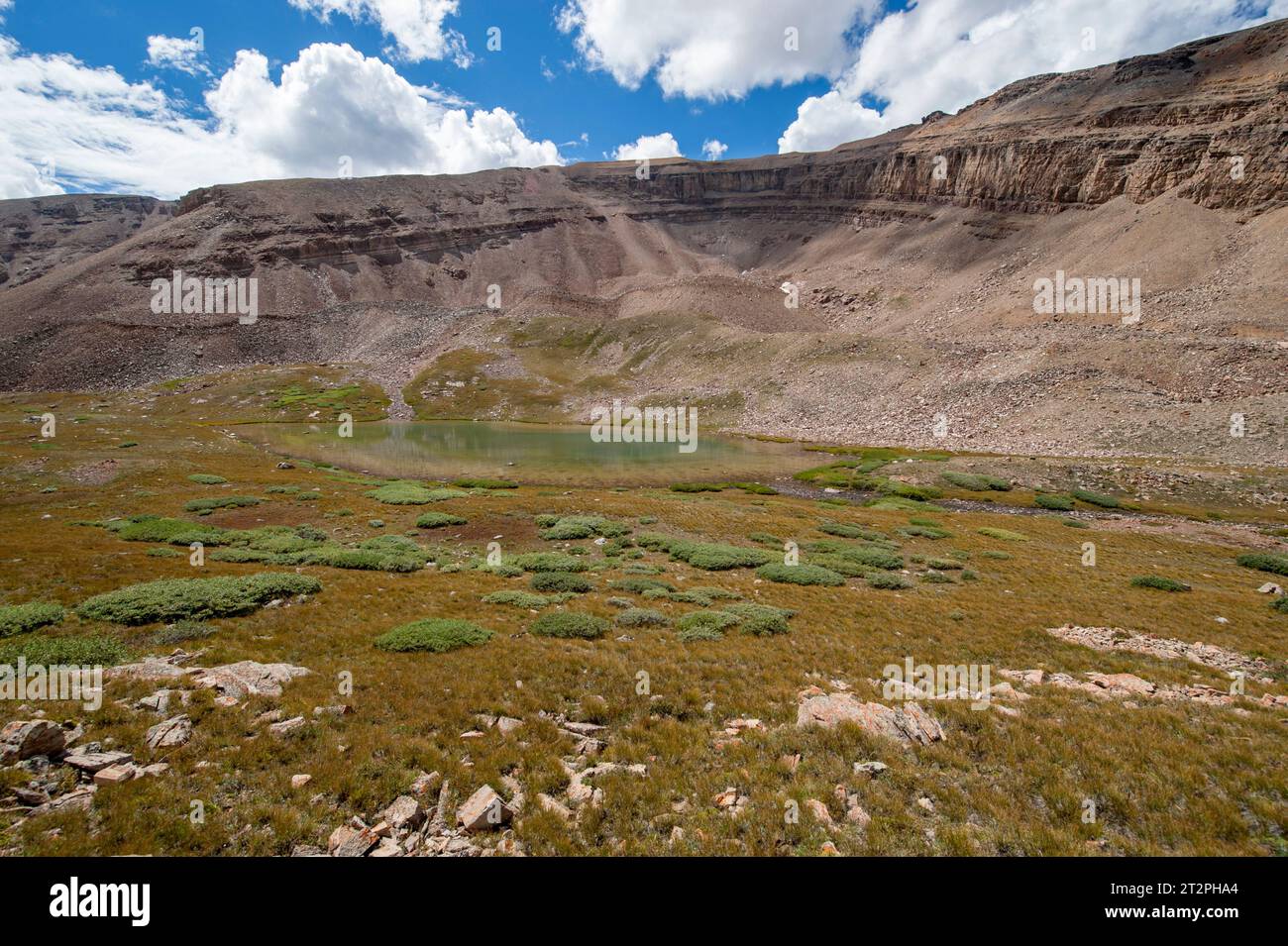 Le cirque Horseshoe dans la chaîne Mosquito Range, South Park, Colorado Banque D'Images