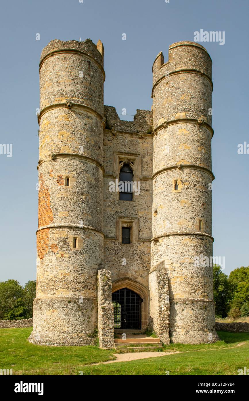 Château de Donnington, près de Newbury, West Berkshire, Angleterre Banque D'Images
