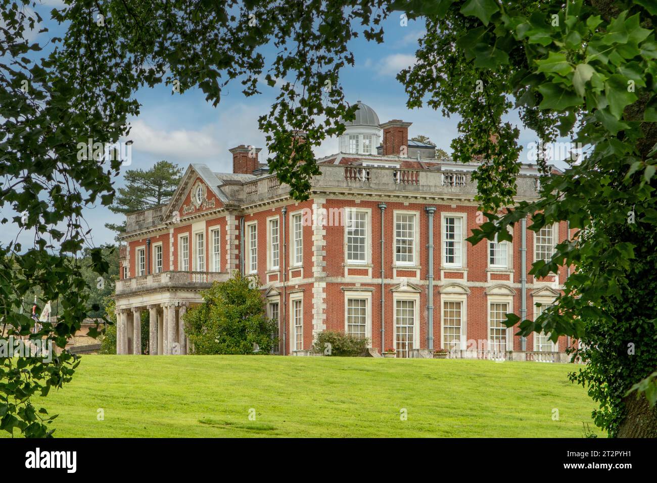 Stansted Park House, Rowlands Castle, Hampshire, Angleterre Banque D'Images