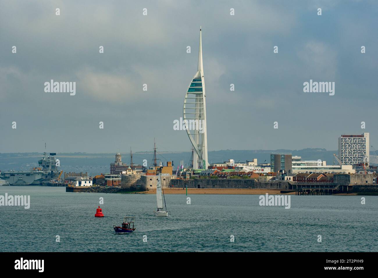 Spinnaker Tower, Portsmouth, Hampshire, Angleterre Banque D'Images
