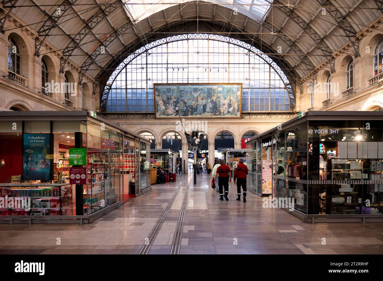 Gare de l'est hall, gare est, Paris, France Banque D'Images