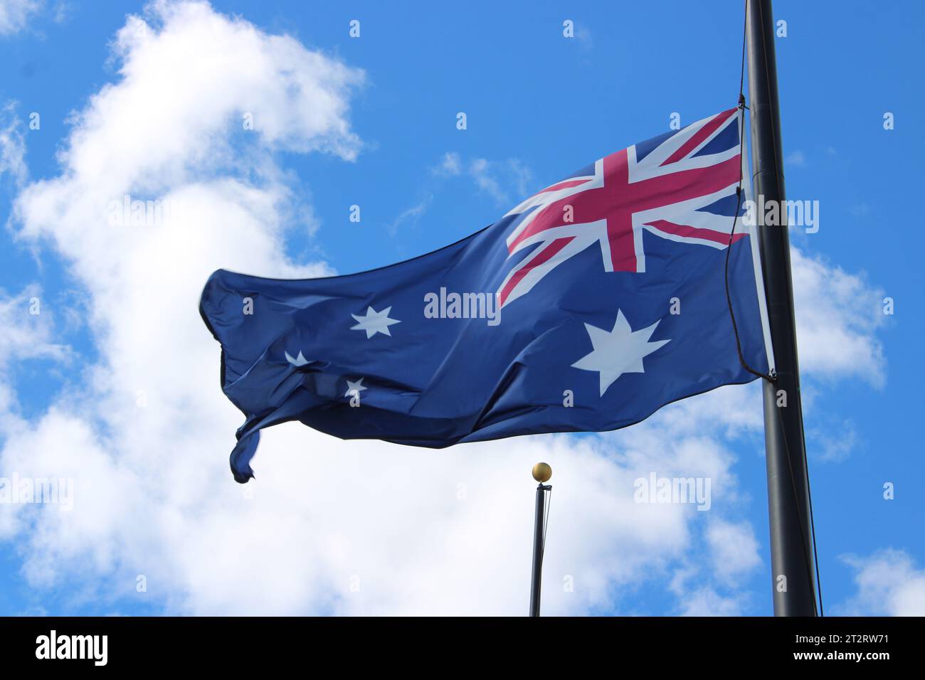 Garlands Re-Do Town Square plus quelques visiteurs royaux Banque D'Images