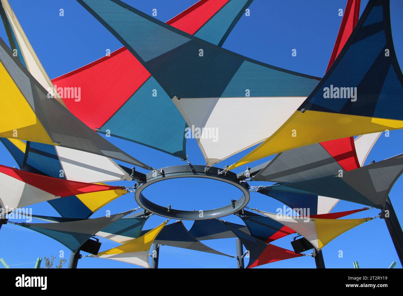 Garlands Re-Do Town Square plus quelques visiteurs royaux Banque D'Images