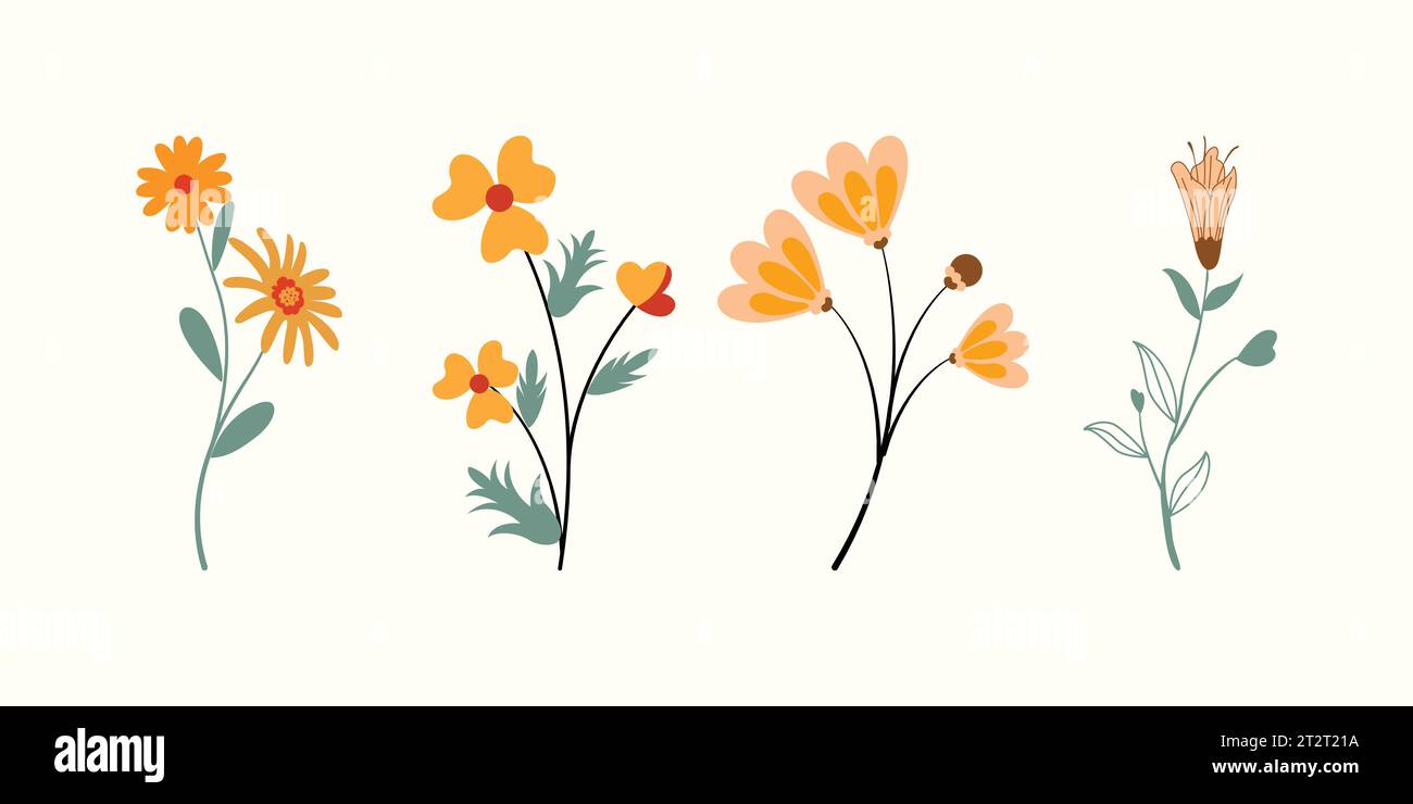 icône de fleur définie dans un format vectoriel Illustration de Vecteur