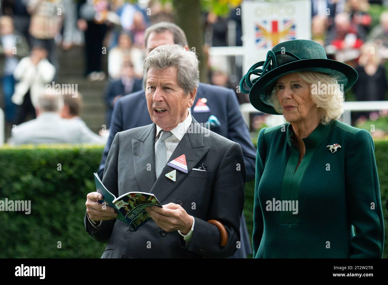 Ascot, Berkshire, RoyaumeUni. 21 octobre 2023. Queen Camilla a assisté