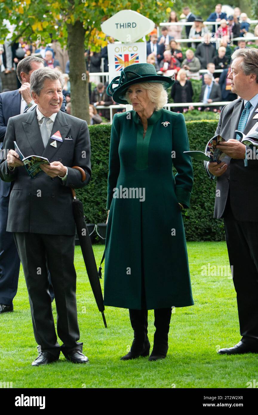 Ascot, Berkshire, RoyaumeUni. 21 octobre 2023. Queen Camilla a assisté