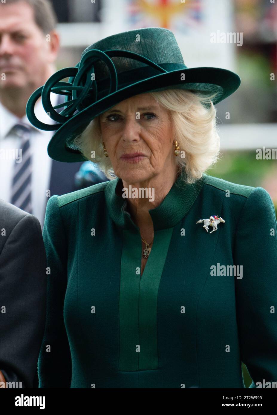Ascot, Berkshire, RoyaumeUni. 21 octobre 2023. Queen Camilla a assisté