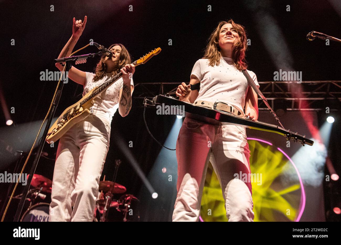 Larkin Poe, Glasgow O2 Academy, 18 octobre 2023 Banque D'Images