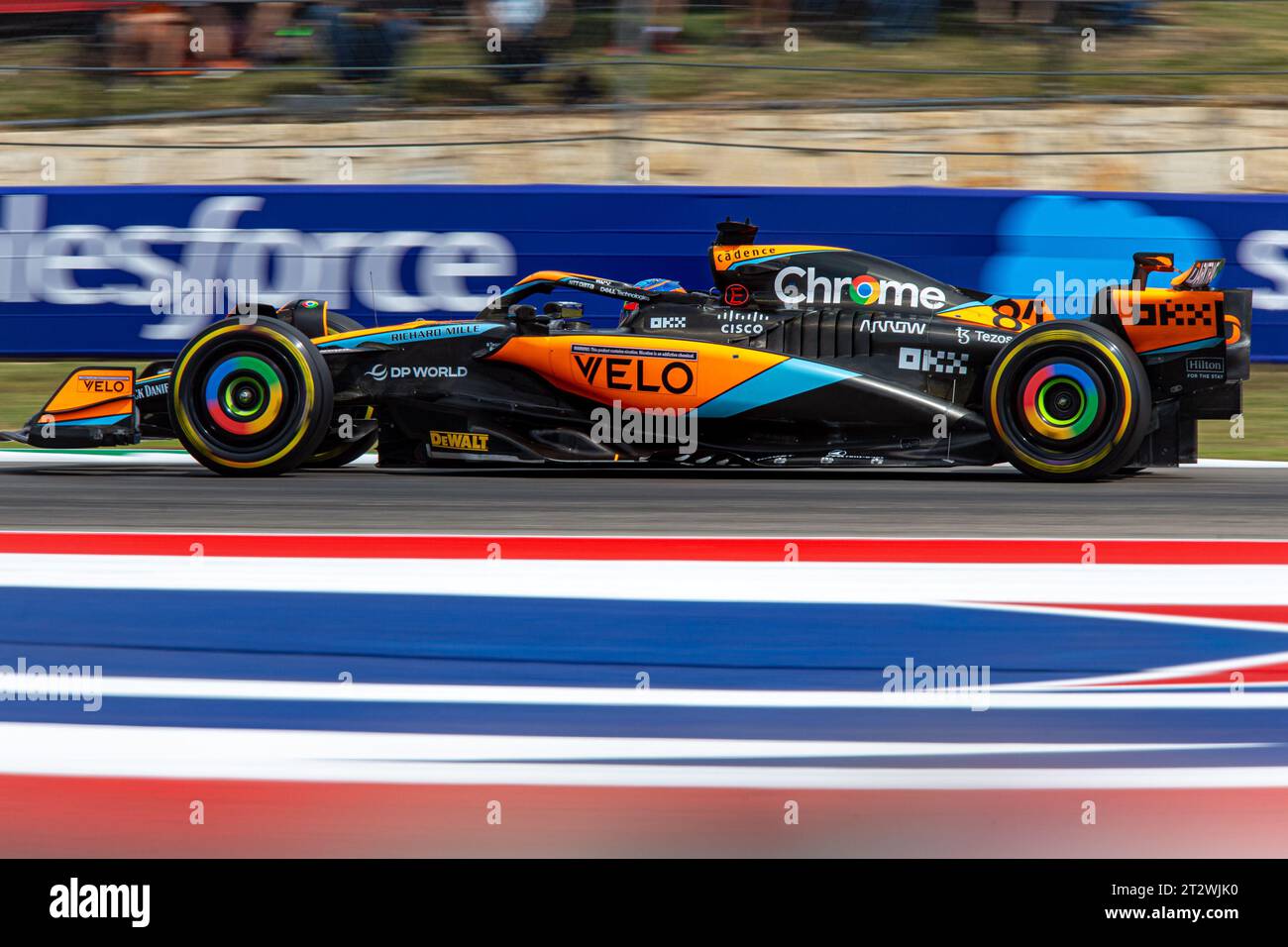 Oscar Piastri (AUS) McLaren F1 Team en FORMULE 1 LENOVO UNITED STATES GRAND PRIX 2023 - Oct19 à Oct22 2023 circuit of Americas, Austin, Texas, USA Banque D'Images