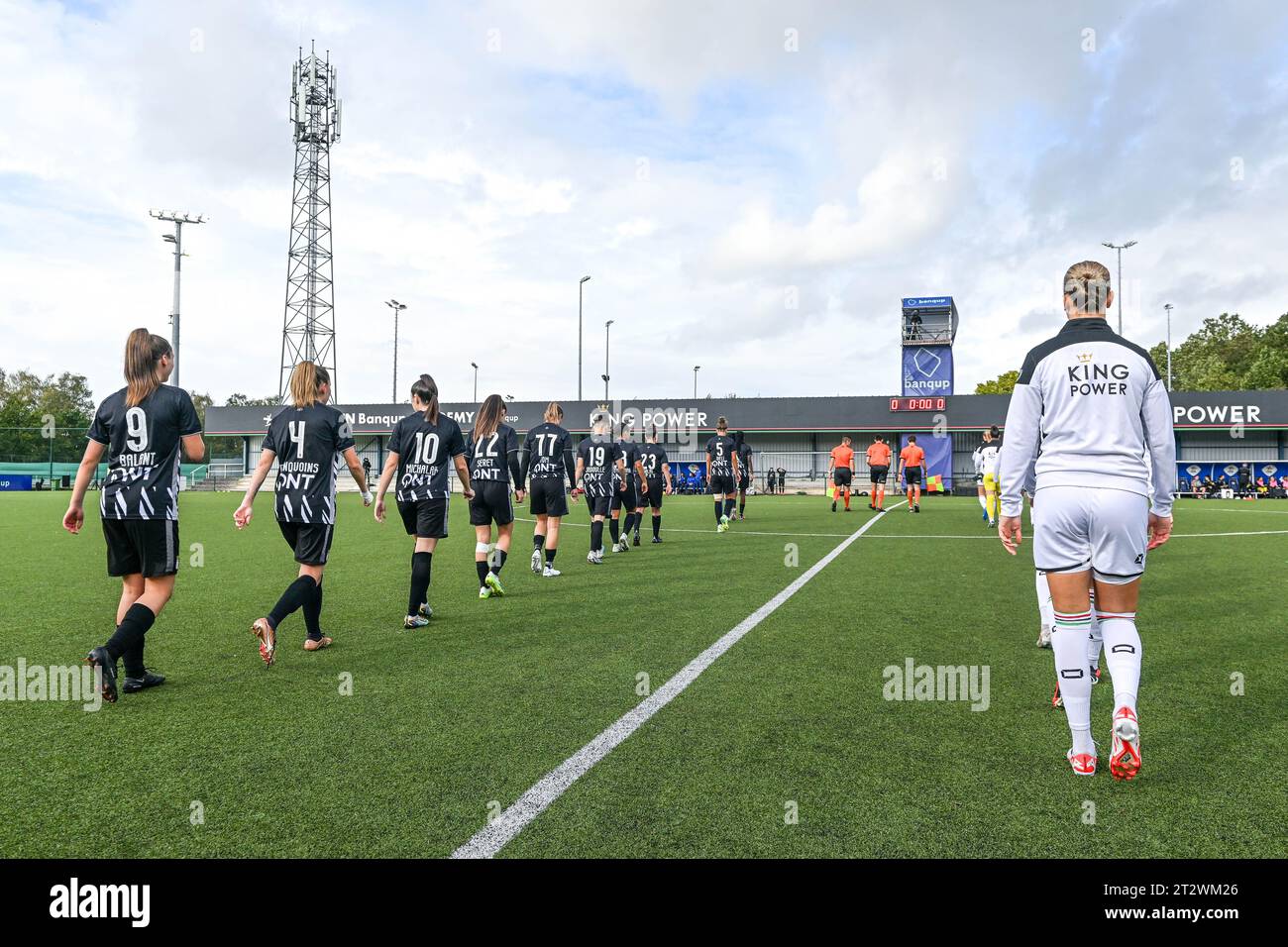 Oud Heverlee, Belgique. 21 octobre 2023. Les joueuses entrant sur le