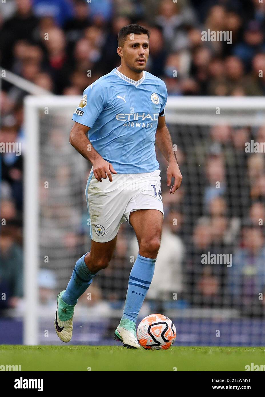 MANCHESTER, ROYAUME-UNI. 21 octobre 2023. Rodri de Manchester City lors du match de Premier League à l'Etihad Stadium, MANCHESTER. Le crédit photo devrait être : Gary Oakley/Sportimage crédit : Sportimage Ltd/Alamy Live News Banque D'Images