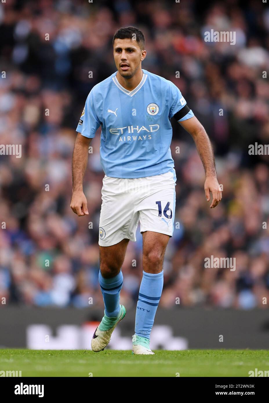 MANCHESTER, ROYAUME-UNI. 21 octobre 2023. Rodri de Manchester City lors du match de Premier League à l'Etihad Stadium, MANCHESTER. Le crédit photo devrait être : Gary Oakley/Sportimage crédit : Sportimage Ltd/Alamy Live News Banque D'Images