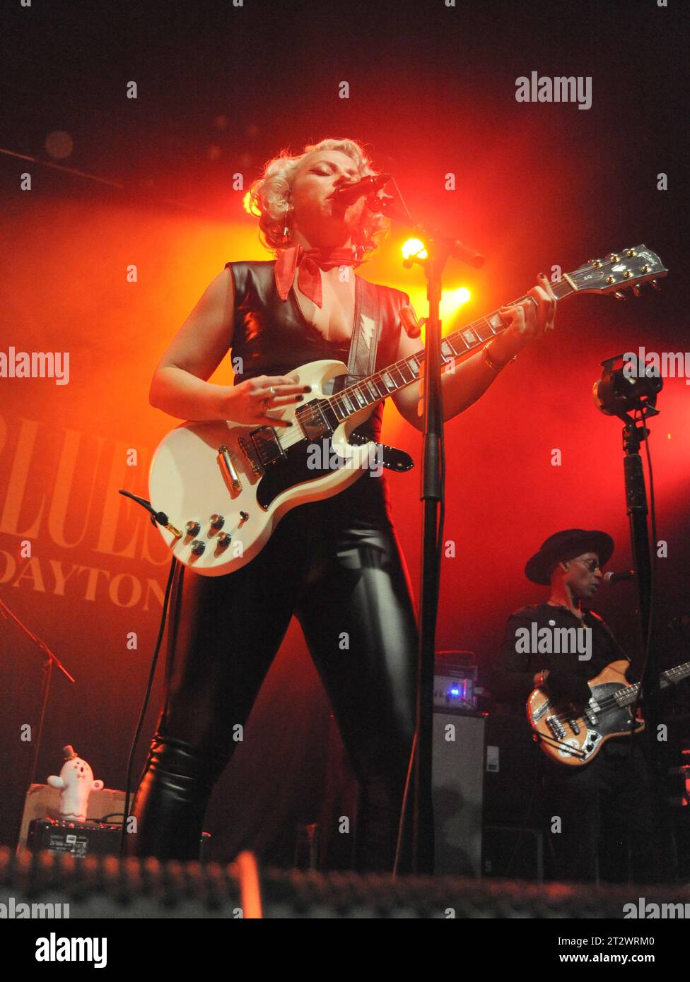 Manchester, Royaume-Uni. 21 octobre 2023, Samantha Fish avec Jesse Dayton, 02 Ritz, Manchester, Royaume-Uni. Crédit photo : David Bronstein/ Alamy Live News Banque D'Images