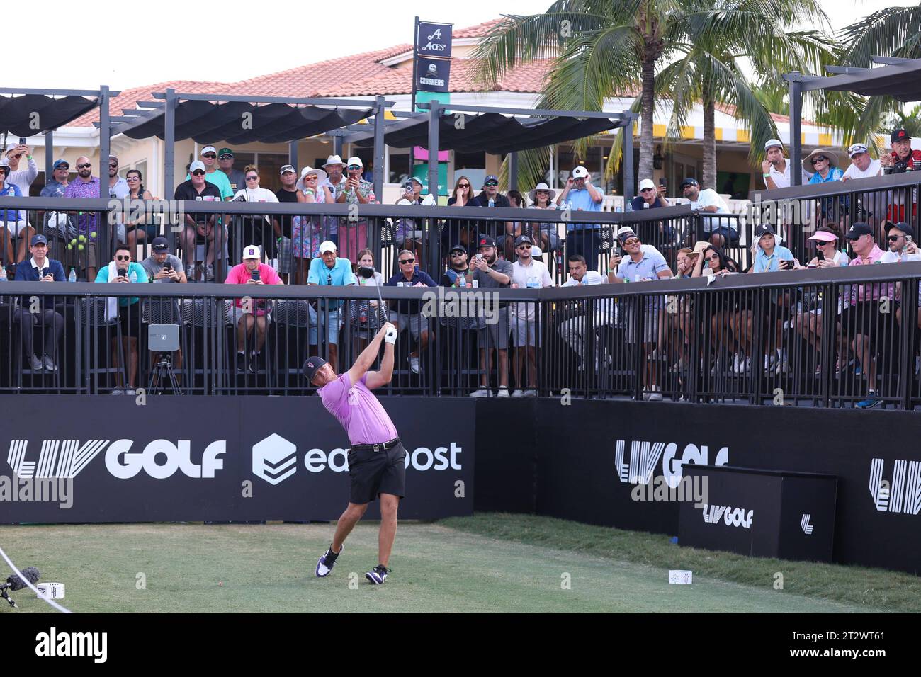 MIAMI, FL - 21 OCTOBRE : Talor Gooch au championnat par équipe LIV Golf au Trump National Doral à Miami, Floride, le 21 octobre 2023. Copyright : xmpi34x crédit : Imago/Alamy Live News Banque D'Images