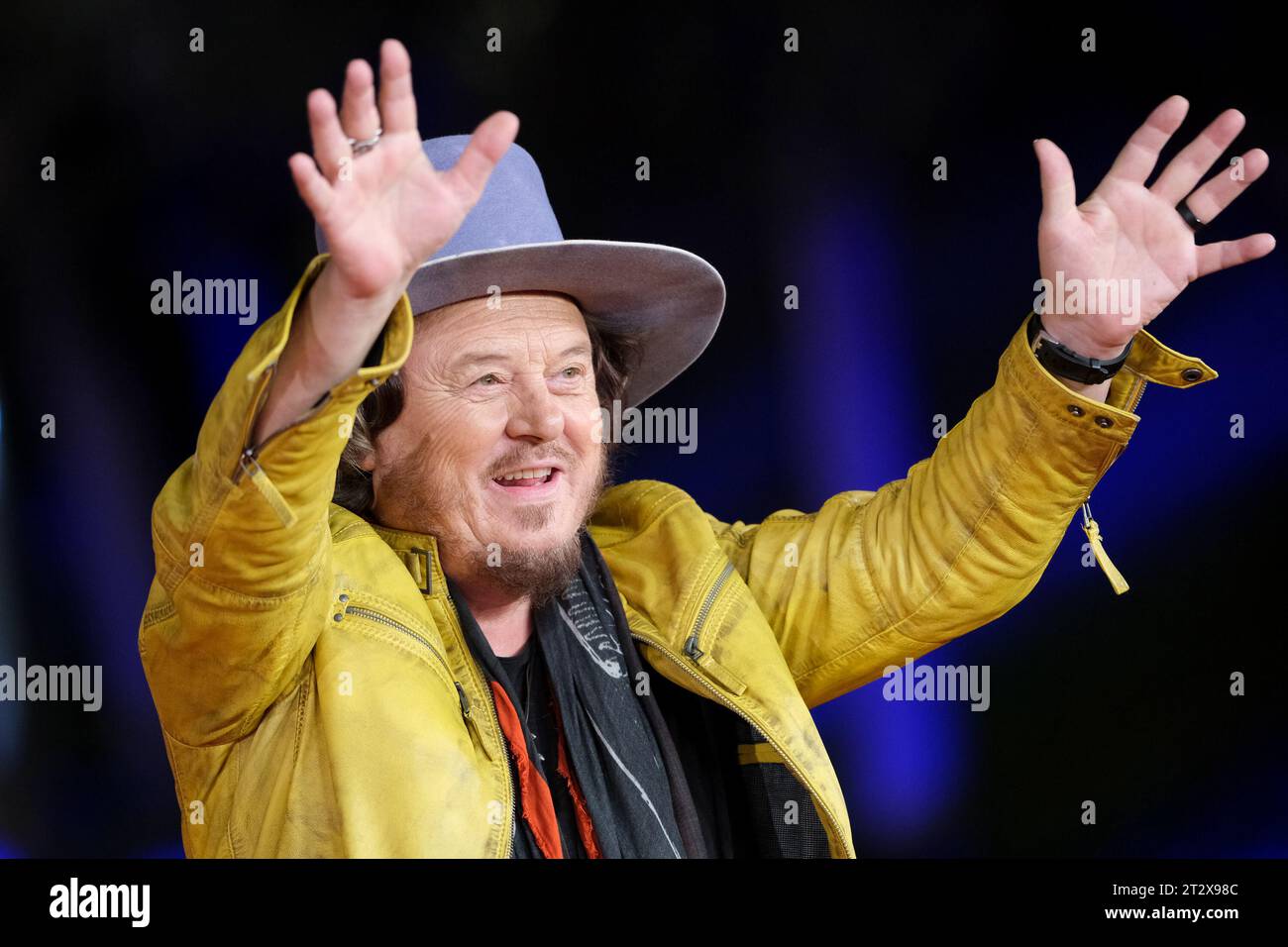 Rome, Italie. 21 octobre 2023. Zucchero Adelmo Fornaciari assiste au tapis rouge des ongles et « Zucchero - Sugar Fornaciari » lors du 18e Festival du film de Rome à l'Auditorium Parco Della Musica à Rome. Crédit : SOPA Images Limited/Alamy Live News Banque D'Images