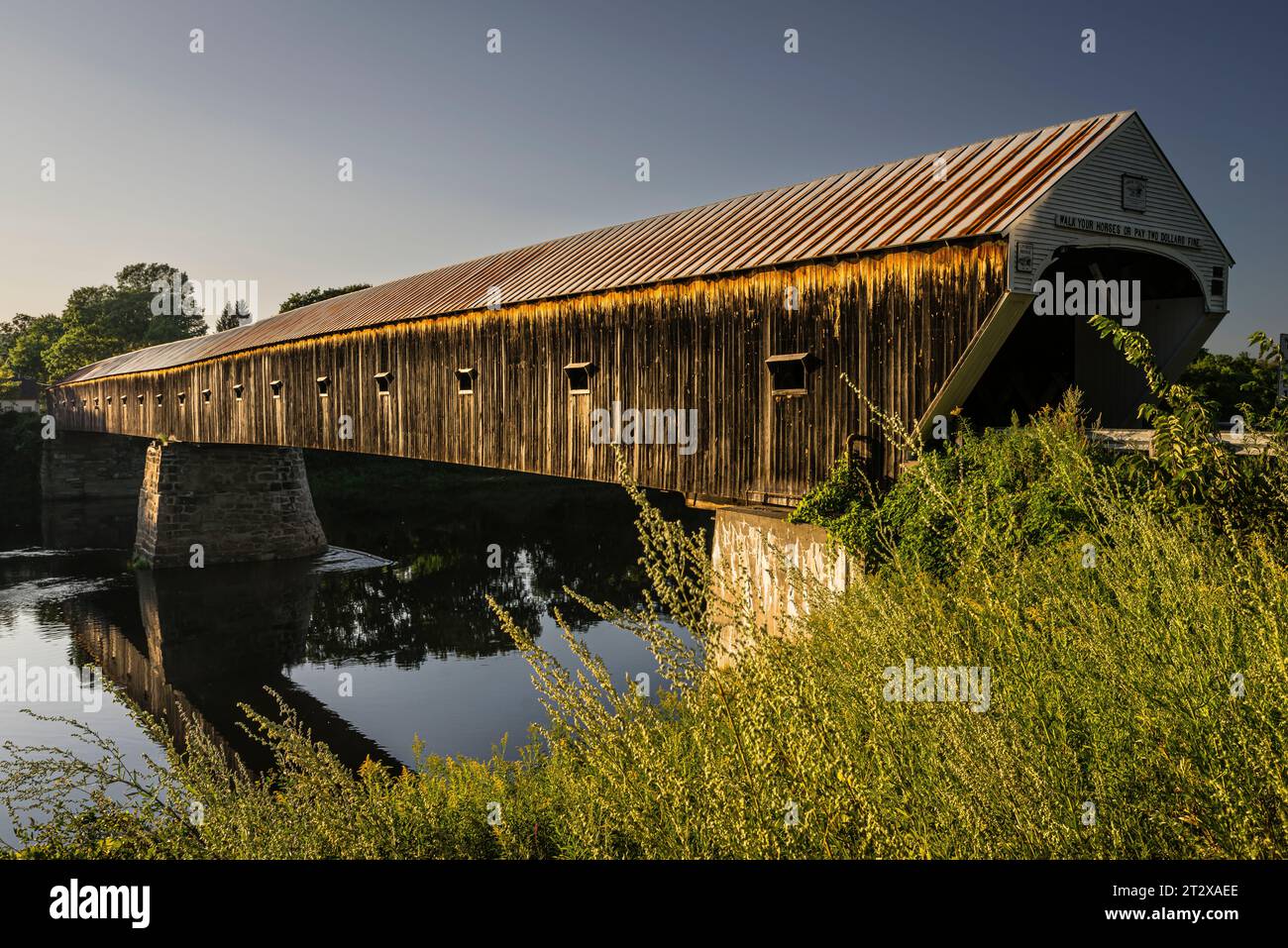 Pont Couvert De Cornish Windsor Banque De Photographies Et D images Pont Couvert De Cornish Windsor Banque De Photographies Et D images