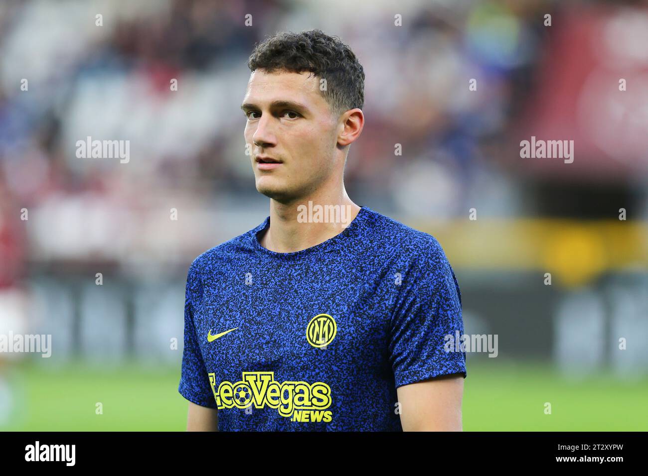 Benjamin Pavard du FC Inter lors du match de Serie A entre le Torino FC et le FC Inter le 21 octobre 2023 au Stade Olympique Grande Torino à Turin, ITA Banque D'Images