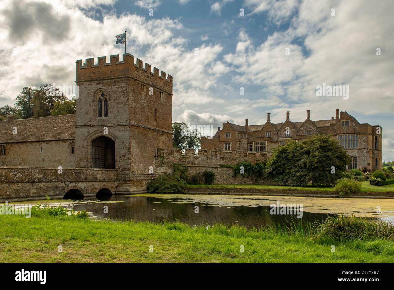 Château de Broughton, Banbury, Oxfordshire, Angleterre Banque D'Images