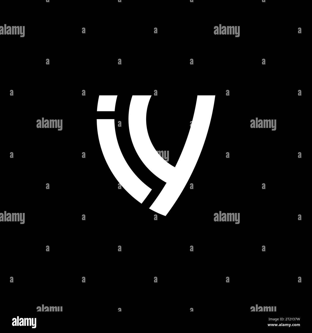 iy logo, iy monogramme, initiales iy icône, lettre iy logo, icône, vecteur Illustration de Vecteur