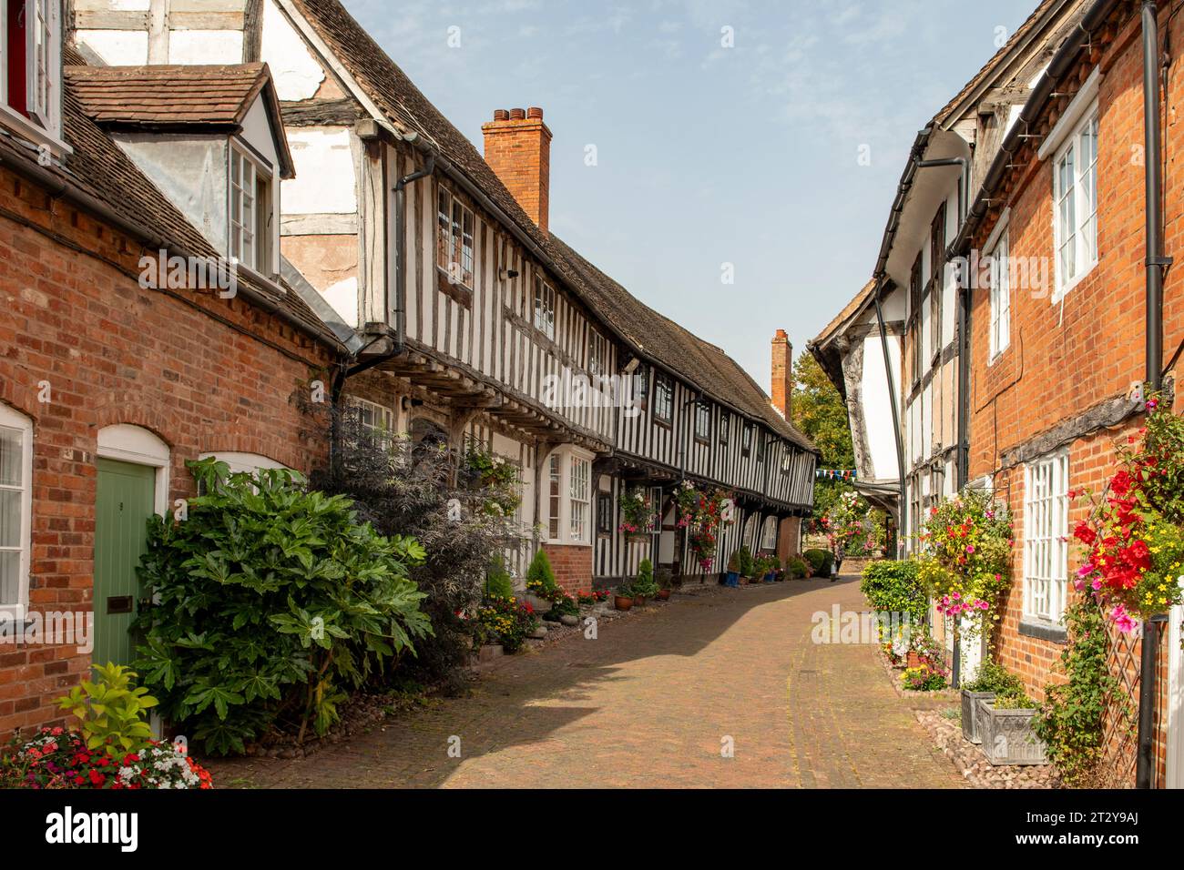 Malt Mill Lane, Stratford-upon-Avon, Warwickshire, Angleterre Banque D'Images