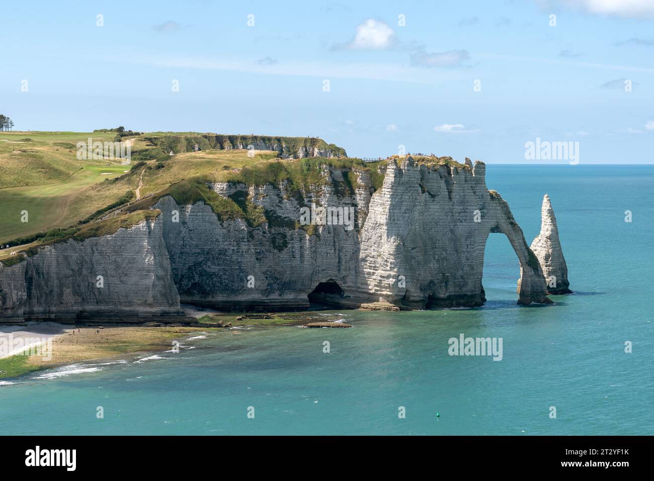 Belles falaises de craie blanche près d'Etretat en Normandie. France vvbvanbree fotografie Banque D'Images