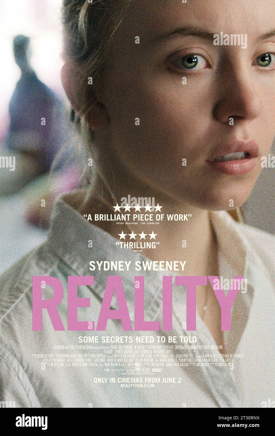 Affiche Reality Sydney Sweeney Banque D'Images