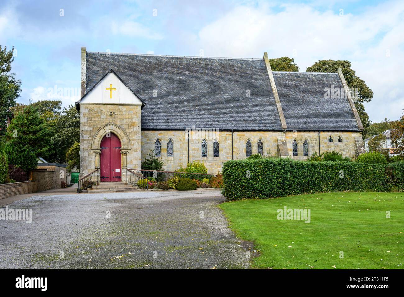 Saint Columba's Scottish Episcopal Church, Largs, North Ayrshire, Écosse, Royaume-Uni, Europe Banque D'Images