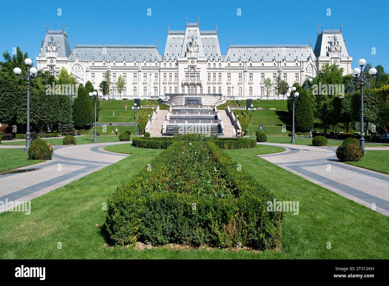 Palais de la Culture à Iasi (Roumanie) Banque D'Images