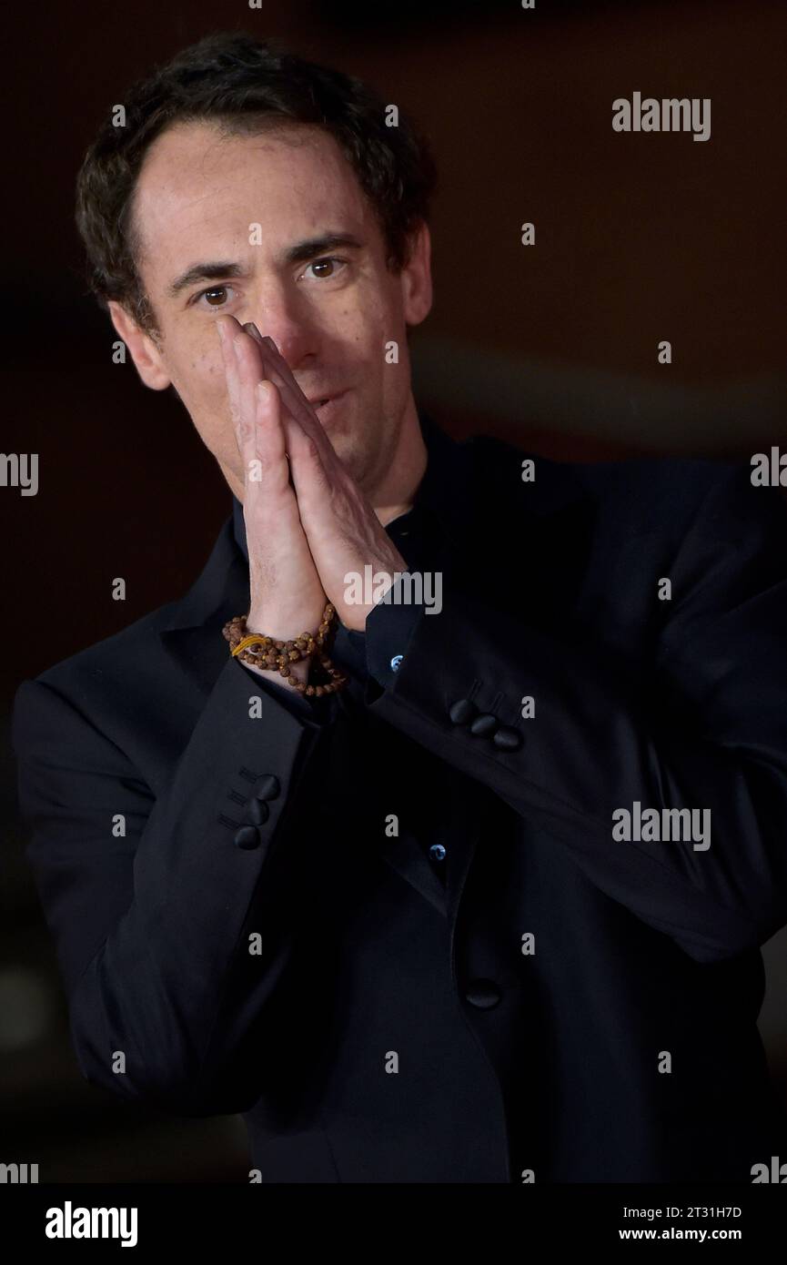 Rome, Italie. 21 octobre 2023. ROME, ITALIE - 21 OCTOBRE : Elio Germano participe à un tapis rouge pour le film 'Palazzina LAF' lors du 18e Festival du film de Rome à l'Auditorium Parco Della Musica le 21 octobre 2023 à Rome, Italie. Crédit : dpa/Alamy Live News Banque D'Images