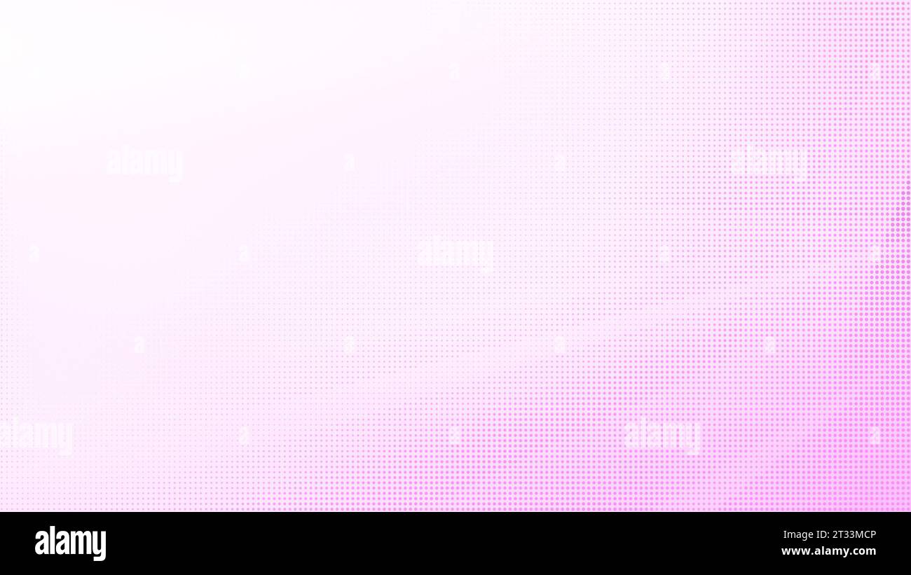 Motif de demi-teinte rose abstrait sur blanc avec espace de copie. Fond pointillé pour modèle, brochure, carte de visite, page Web, etc. Résolution 4K. Banque D'Images