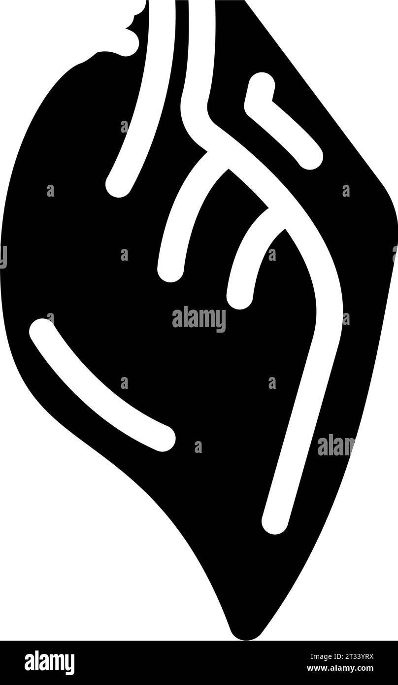 illustration vectorielle d'icône de glyphe animal de cochon d'oreille Illustration de Vecteur