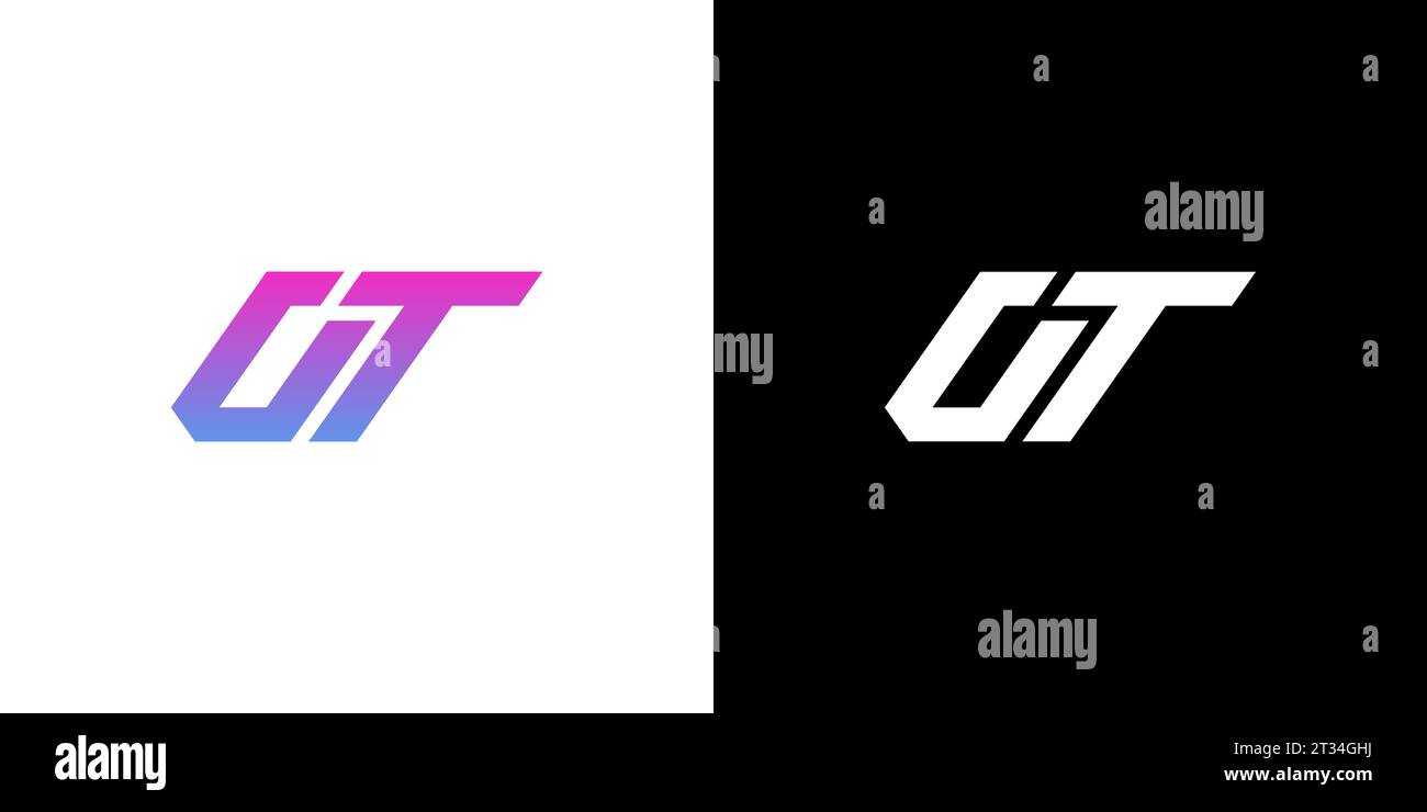 Logo OT, monogramme OT, logo OT initial, logo OT lettre, icône, vecteur Illustration de Vecteur