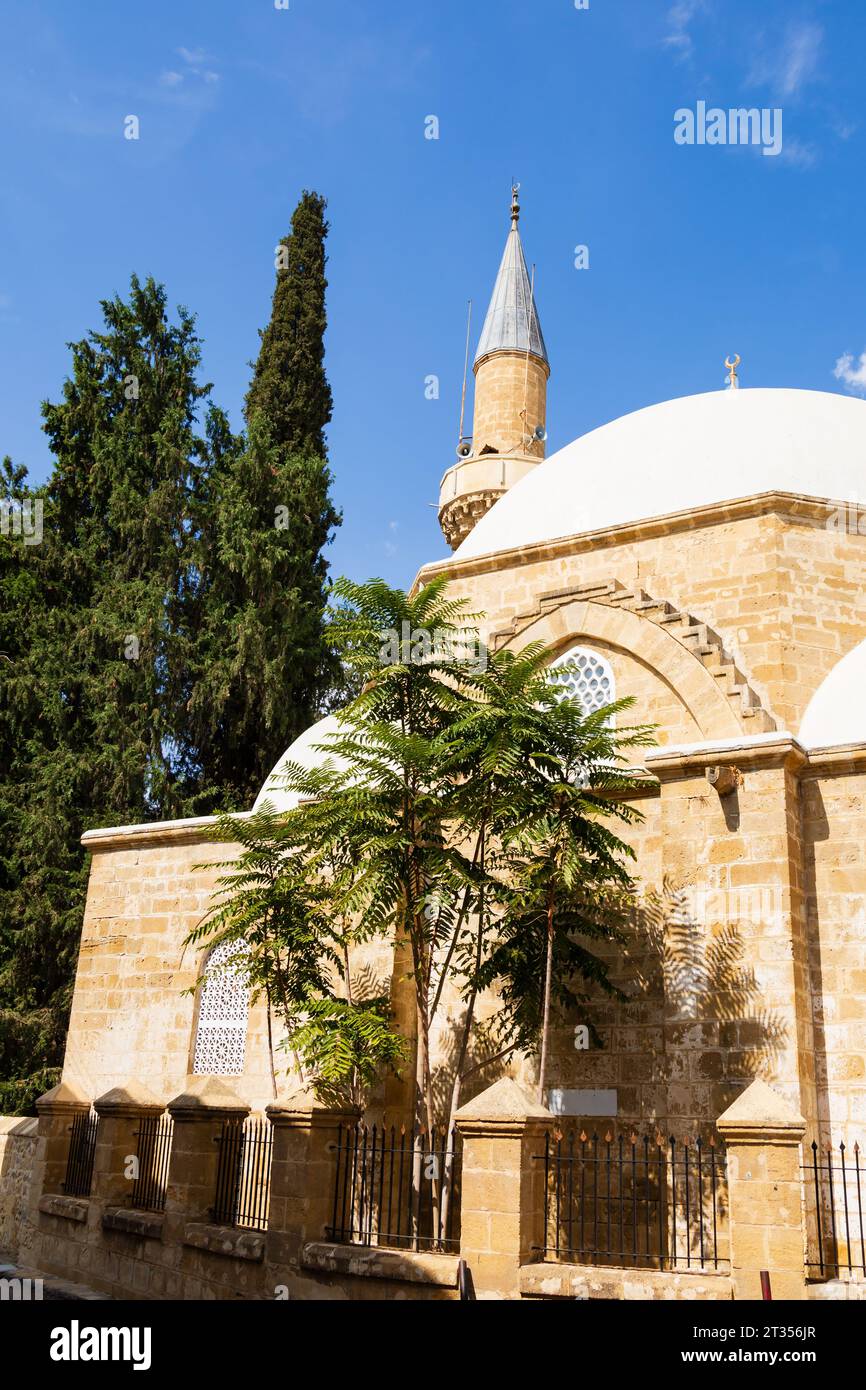 Mosquée Arabahmet Camii, Nicosie Nord, République turque de Chypre du Nord. Banque D'Images