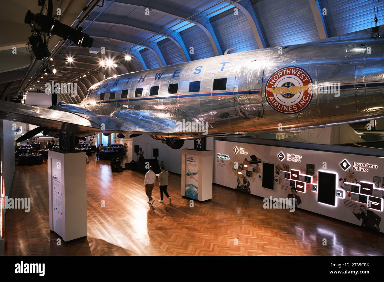 1939 Douglas DC-3 exposé au musée Henry Ford Banque D'Images
