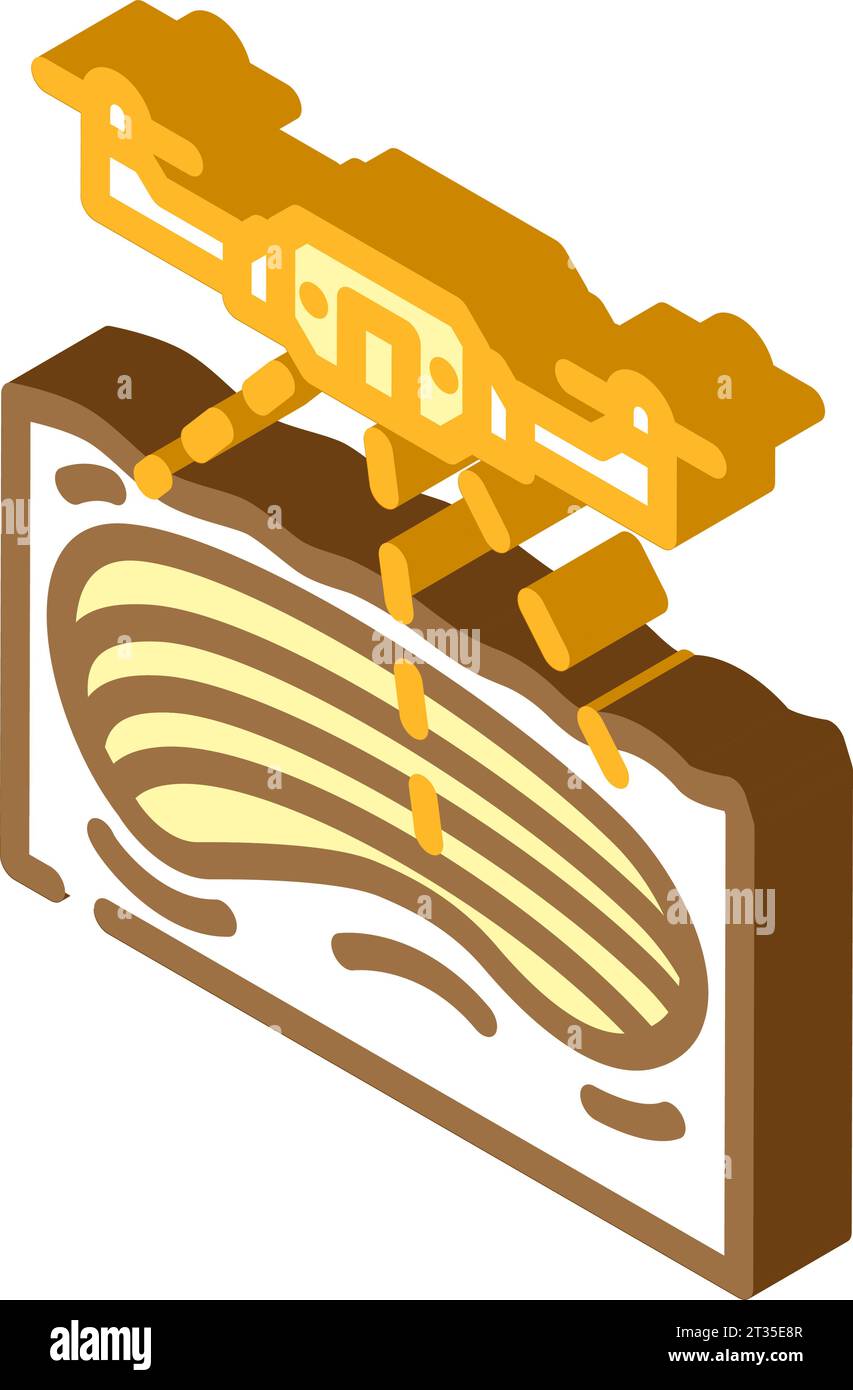 illustration vectorielle d'icône isométrique de drone de télécommunication Illustration de Vecteur
