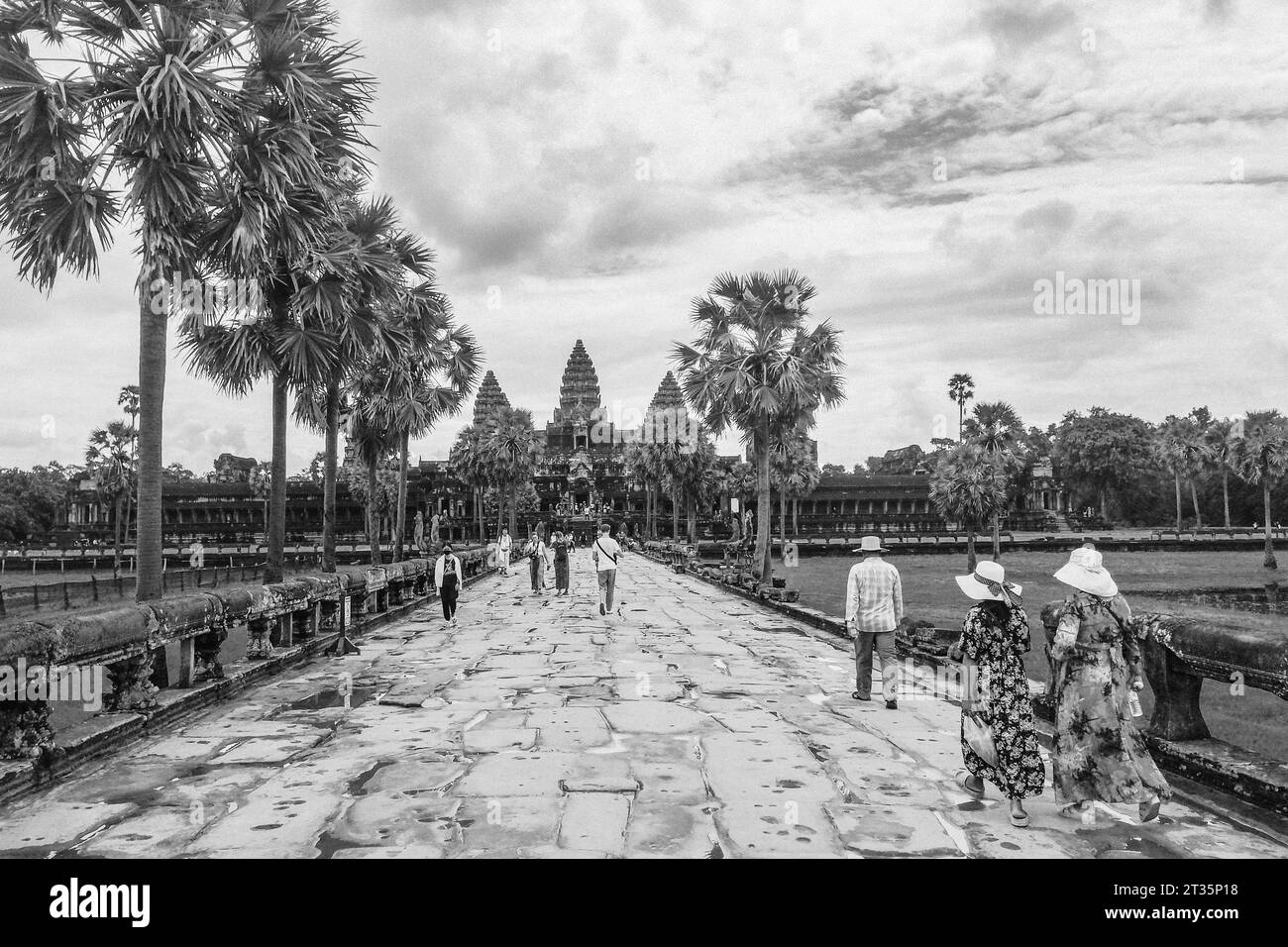 Cambodge, Angkor Wat Banque D'Images