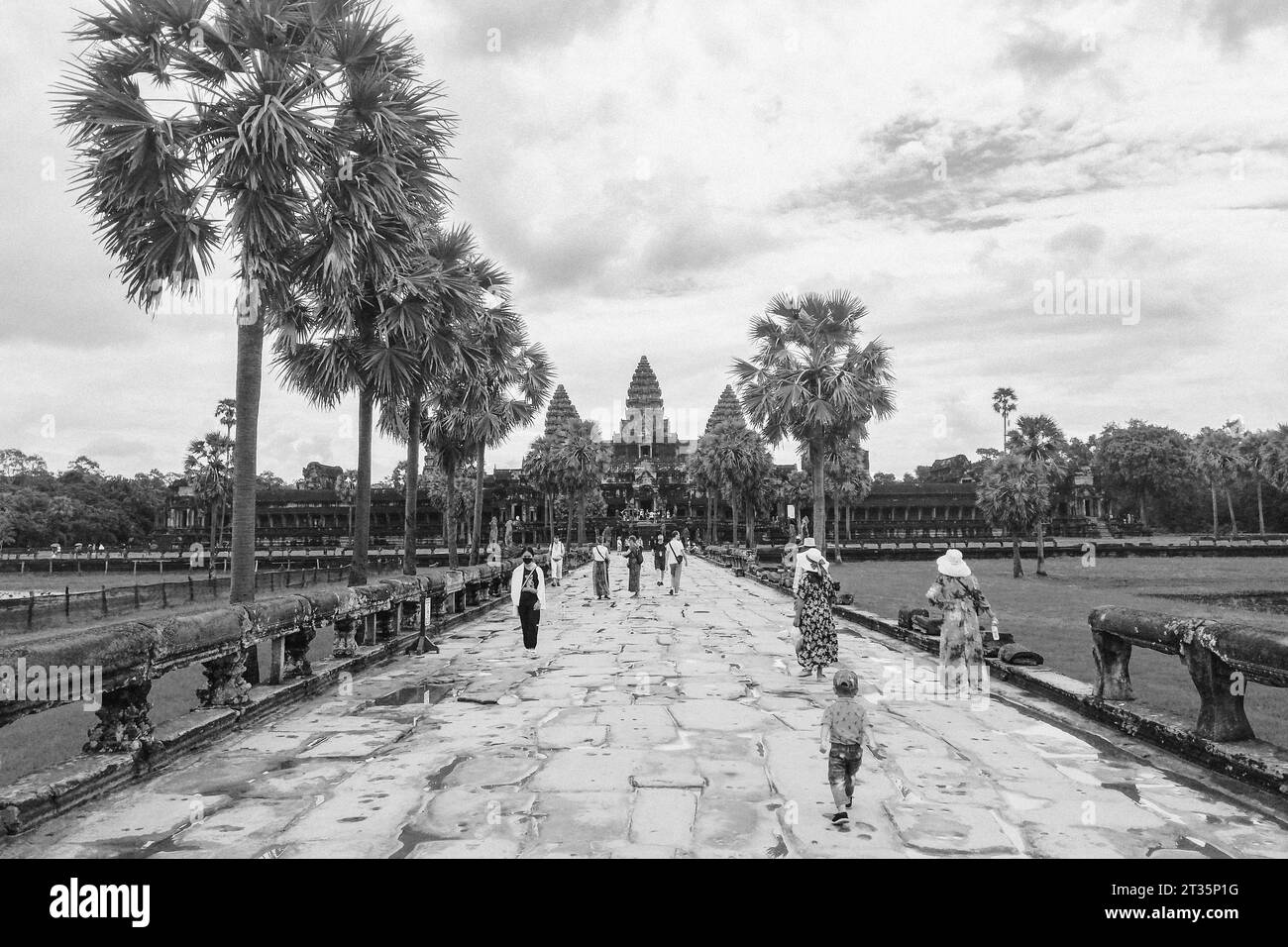 Cambodge, Angkor Wat Banque D'Images