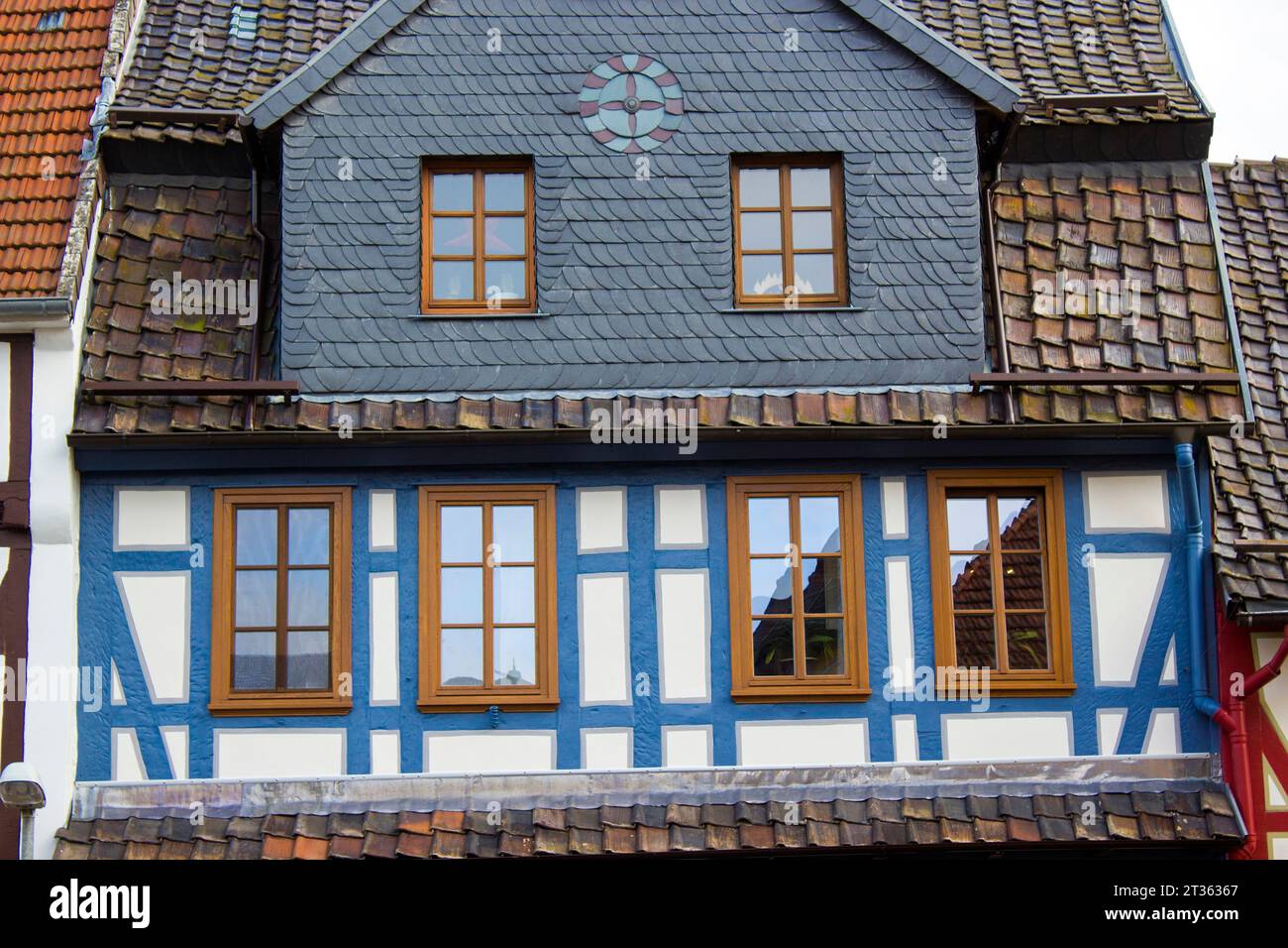 Maison à Witzenhausen dans la vallée de Werra en Allemagne, Hesse Banque D'Images