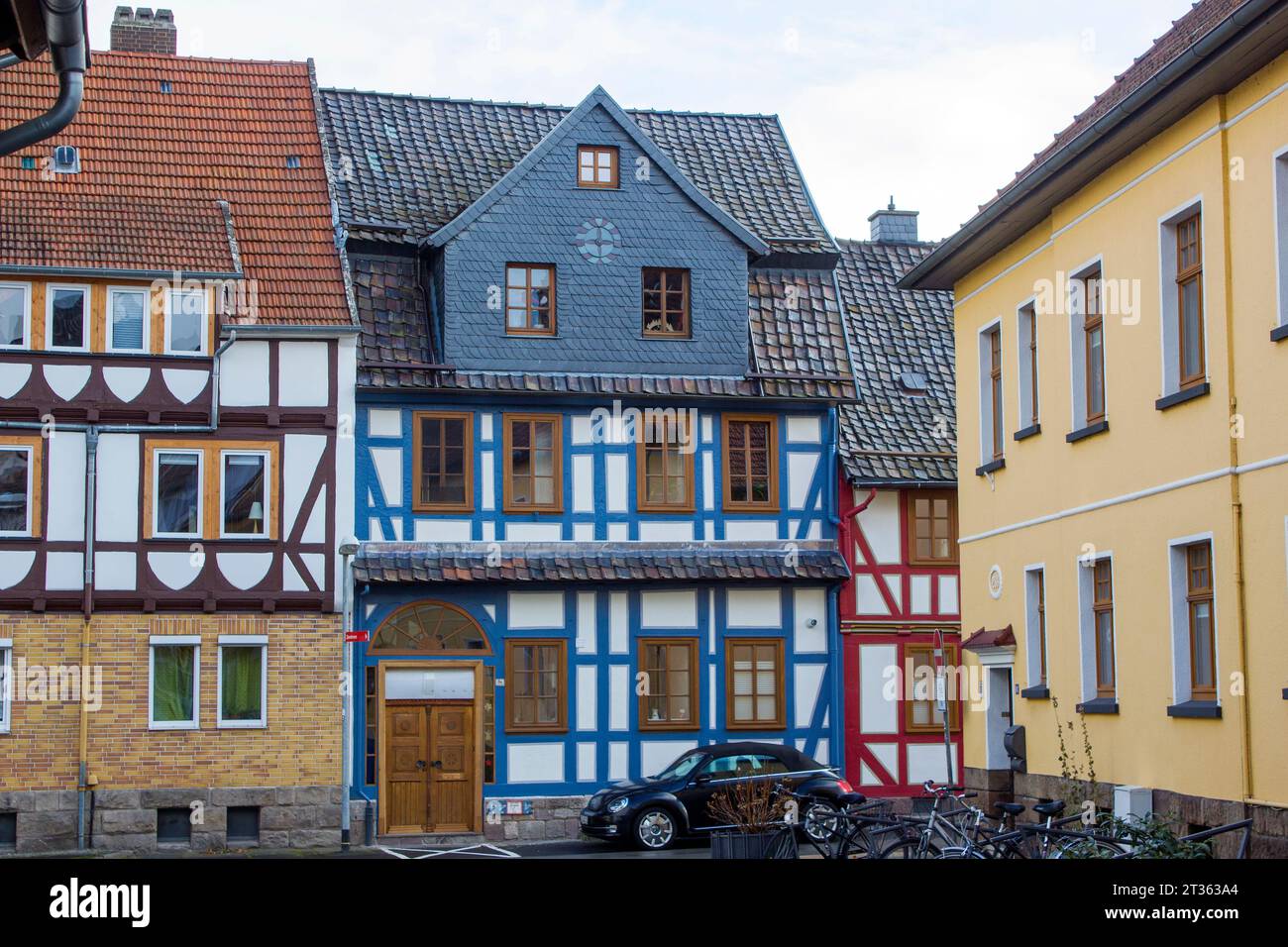 La ville de Witzenhausen dans la vallée de la Werra en Allemagne, Hesse Banque D'Images