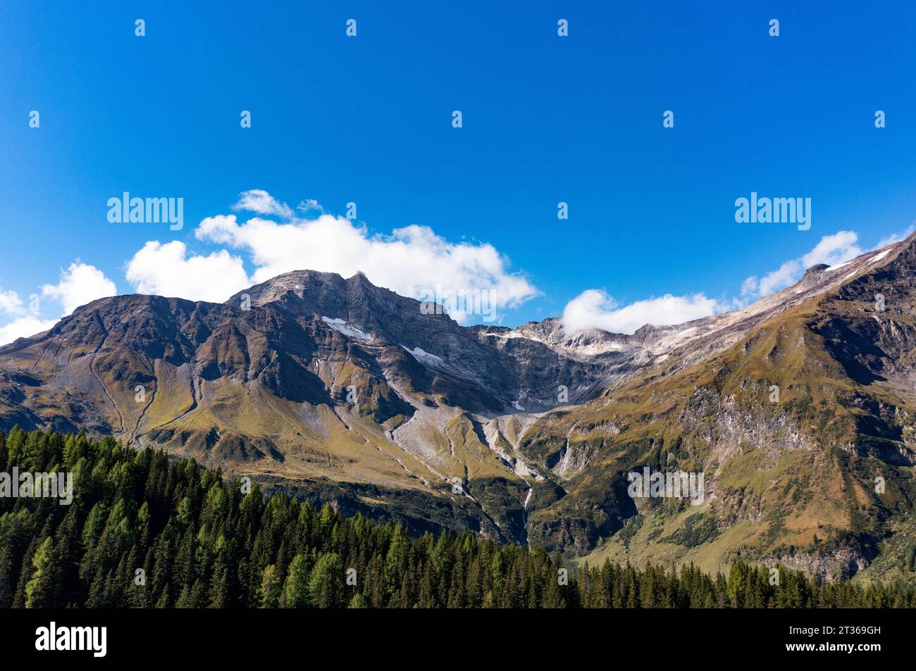 Autriche, Salzburger Land, montagne Hoher Sonnblick dans le parc national Hohe Tauern Banque D'Images
